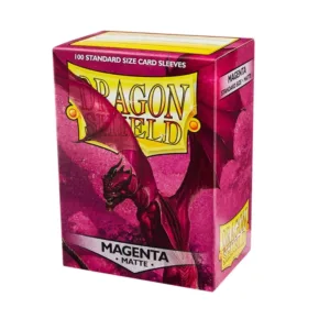 Fundas Standard Dragon Shield Matte Color Magenta - Paquete de 100
