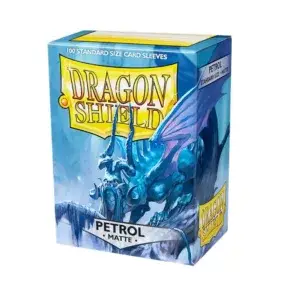 Fundas Standard Dragon Shield Matte Color Petróleo - Paquete de 100